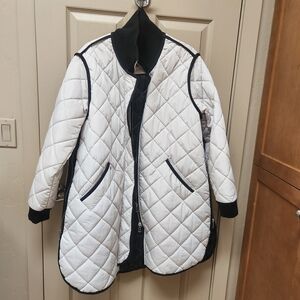 Sosken Studios Gemma Quilted Puffer Longline Coat, Size 4 (XL)